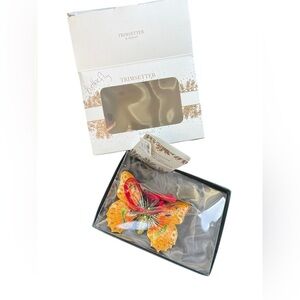 Dillards Trimsetter Cloissone Butterfly Ornament Beautiful